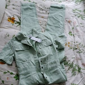 NWT UO Mint Green Coveralls